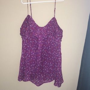 Purple Floral Cami